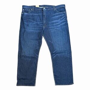 Levis 505 Men's 52x32 Jeans Blue Regular Fit Straight Leg‎